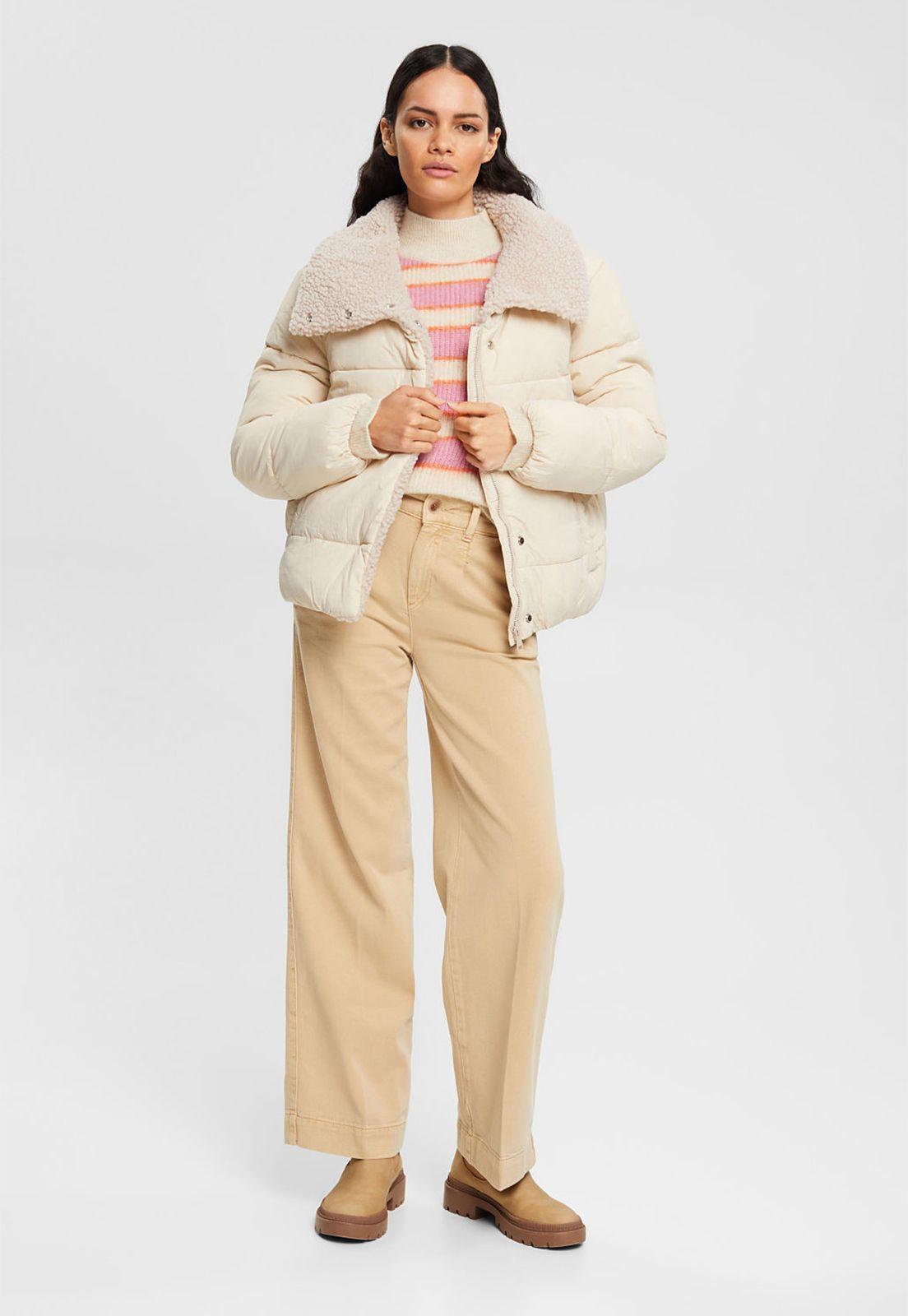 Pantalón De Pierna Ancha Mujer Esprit-3