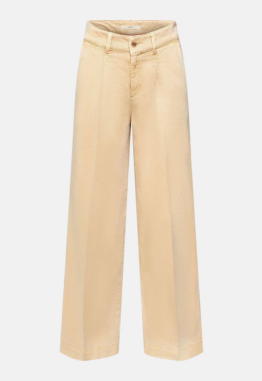 Pantalón De Pierna Ancha Mujer Esprit-4