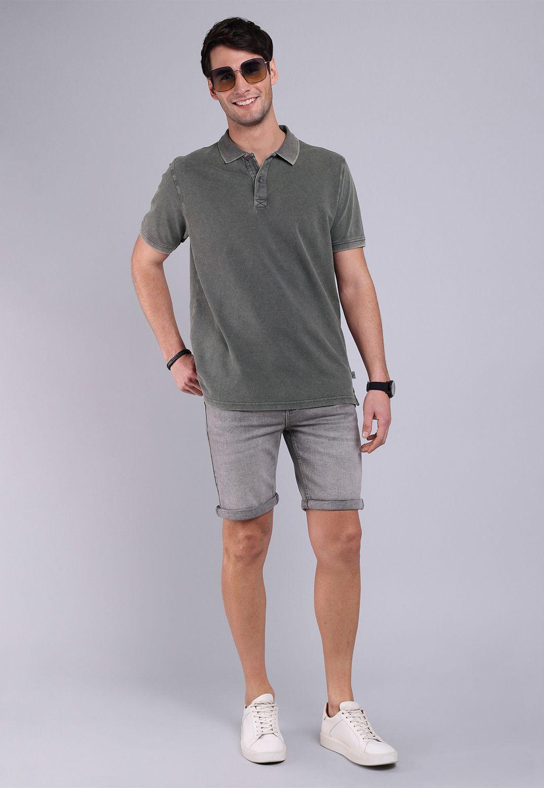 Polera Pique Stone Wash Soviet BVSHK12GR-3