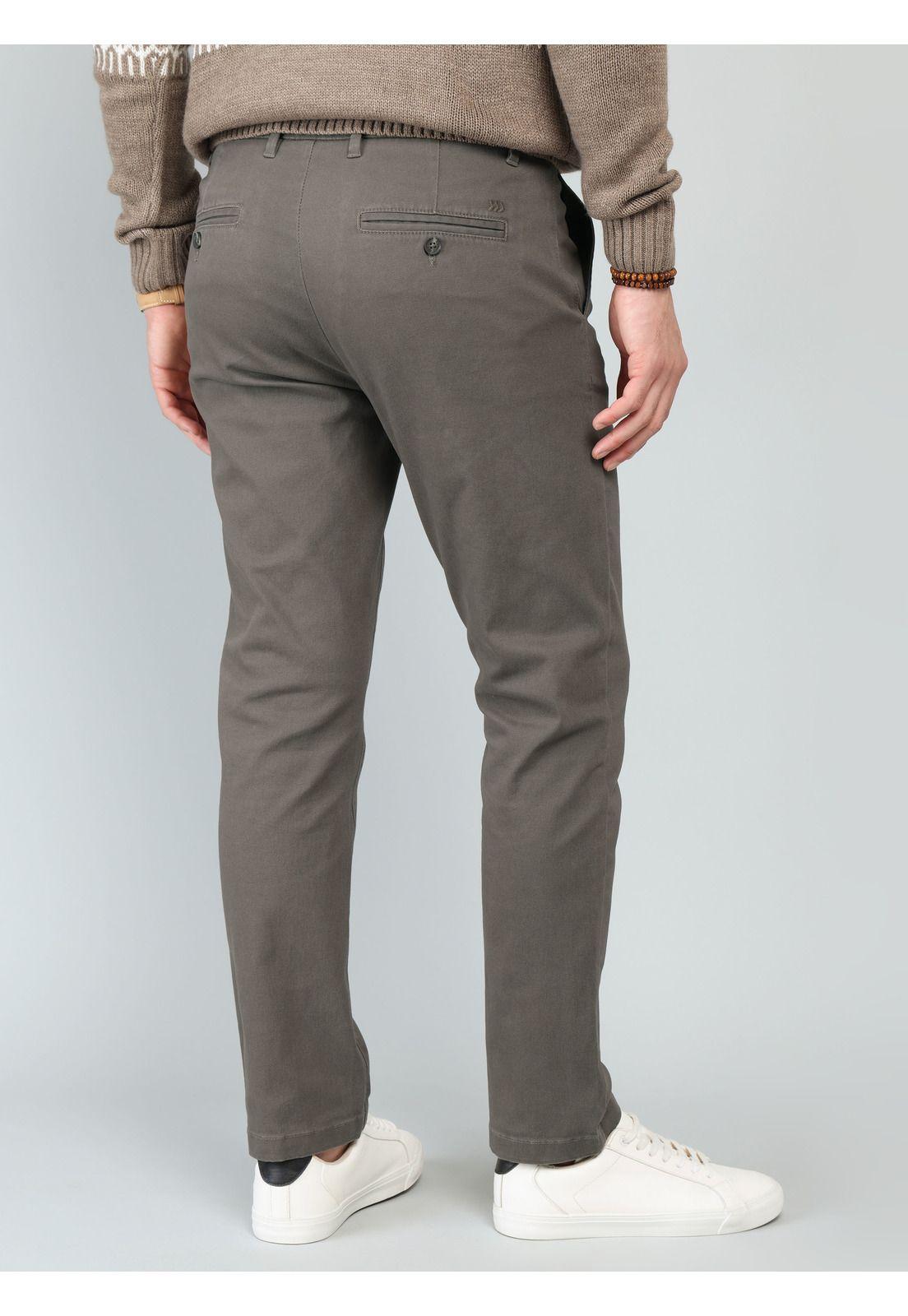 Pantalón Chino Spandex Regular Fit Café Arrow PA33030CA-1