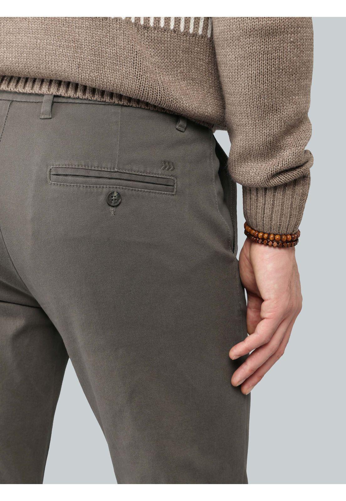 Pantalón Chino Spandex Regular Fit Café Arrow PA33030CA-4