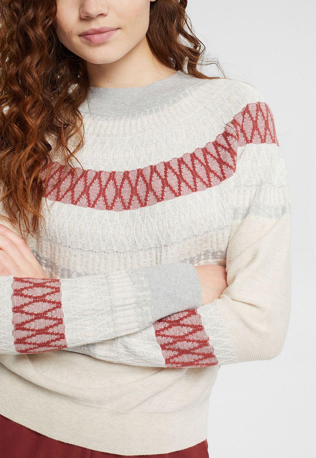 Sweater Jacquard Mujer Esprit-2