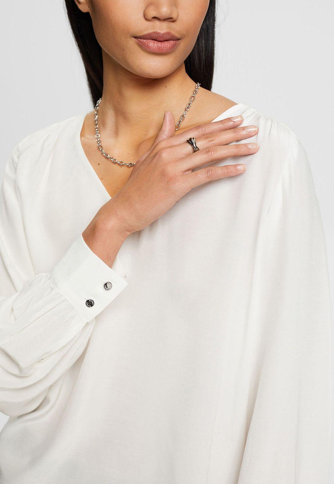 Blusa Con Cuello En U Mujer Esprit-2