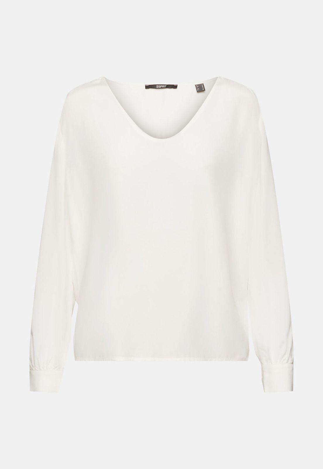 Blusa Con Cuello En U Mujer Esprit-3