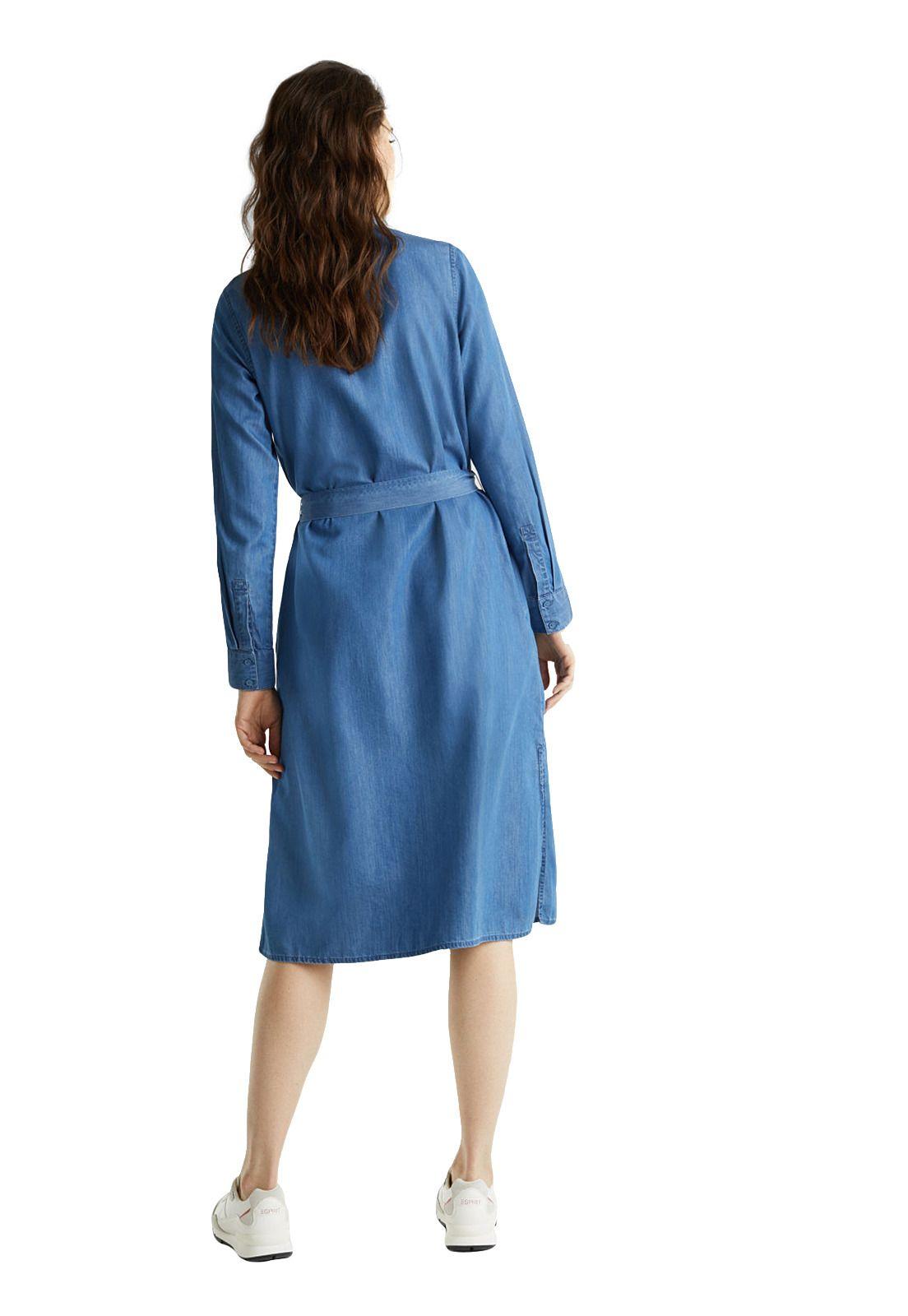 Vestido camisero con lyocell-5