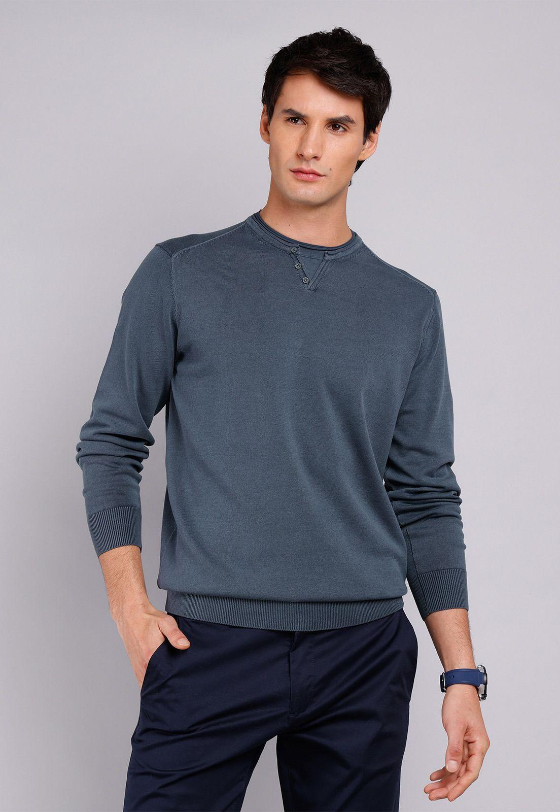 Sweater Cuello Redondo Stone Wash Arrow SW32040DE-0