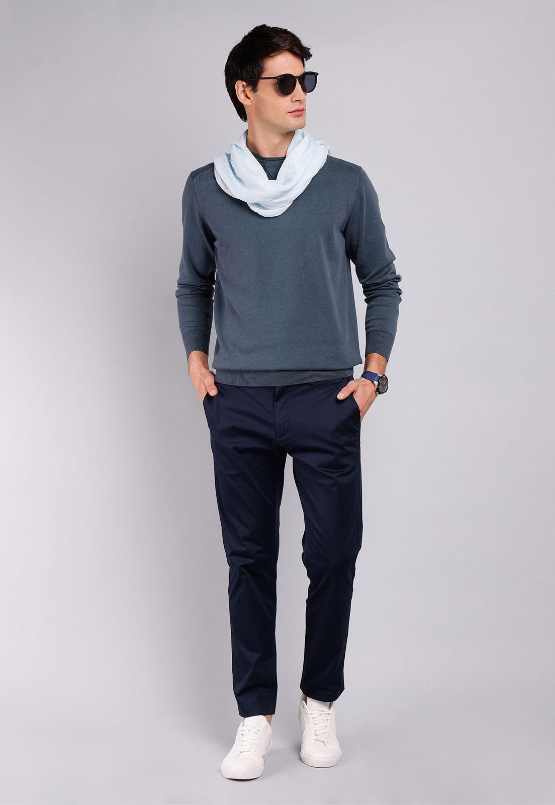 Sweater Cuello Redondo Stone Wash Arrow SW32040DE-3