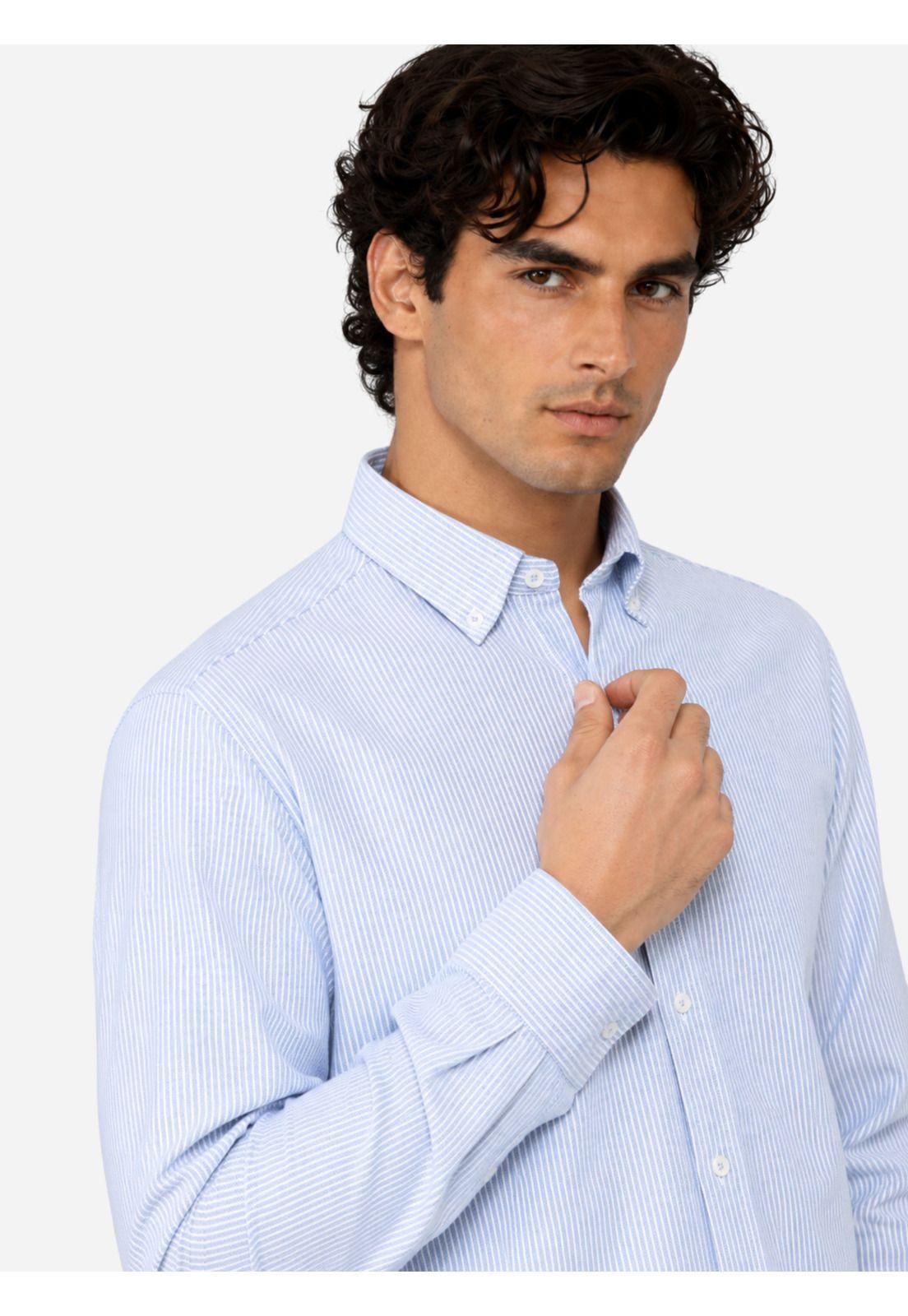 Camisa Oxford Spandex Regular fit Celeste Arrow CM33010CE-2
