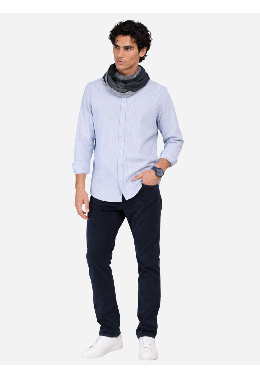 Camisa Oxford Spandex Regular fit Celeste Arrow CM33010CE-3