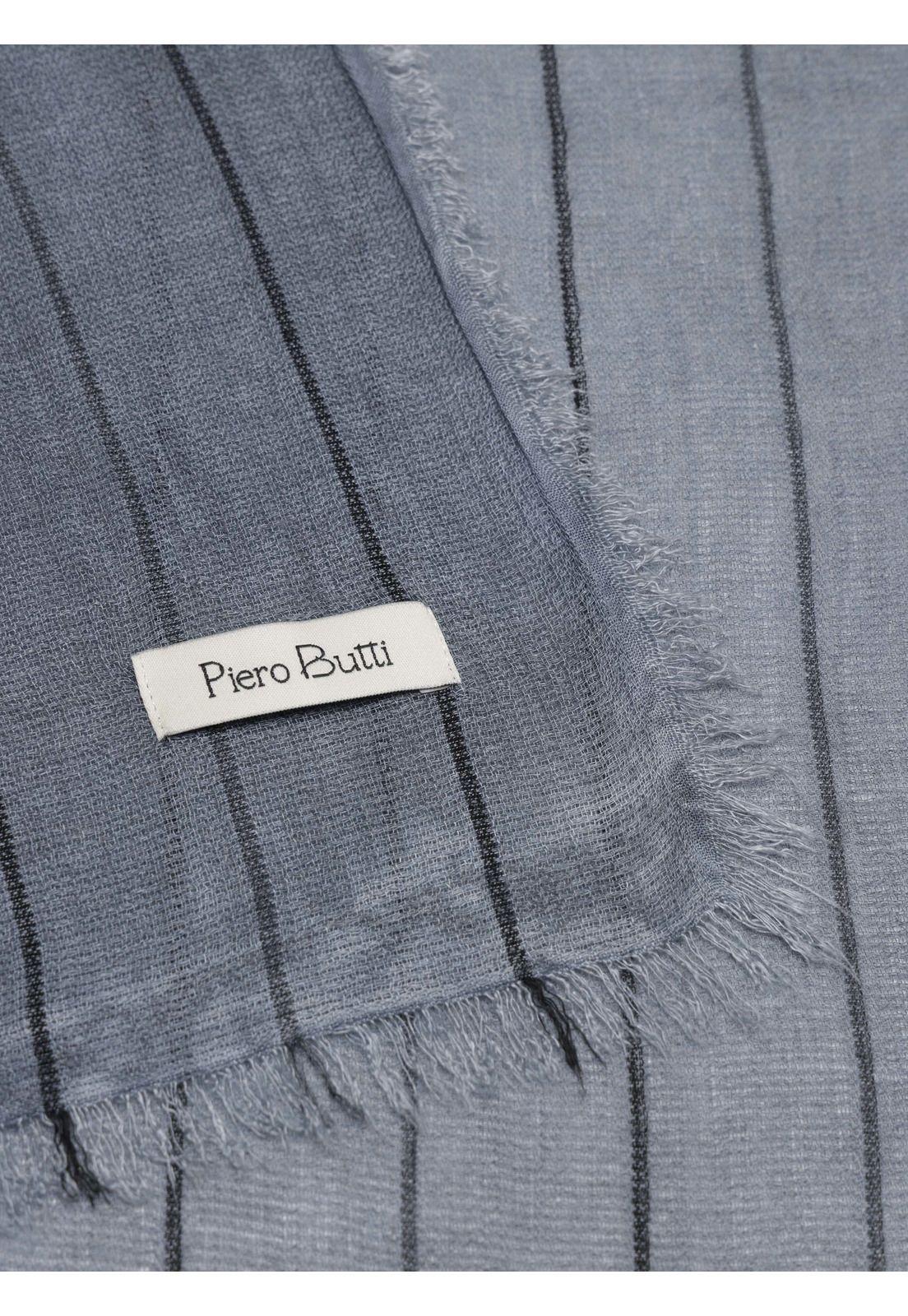 Pañuelo Viscosa A Rayas Azul Piero Butti PBCVQ91AZ-2
