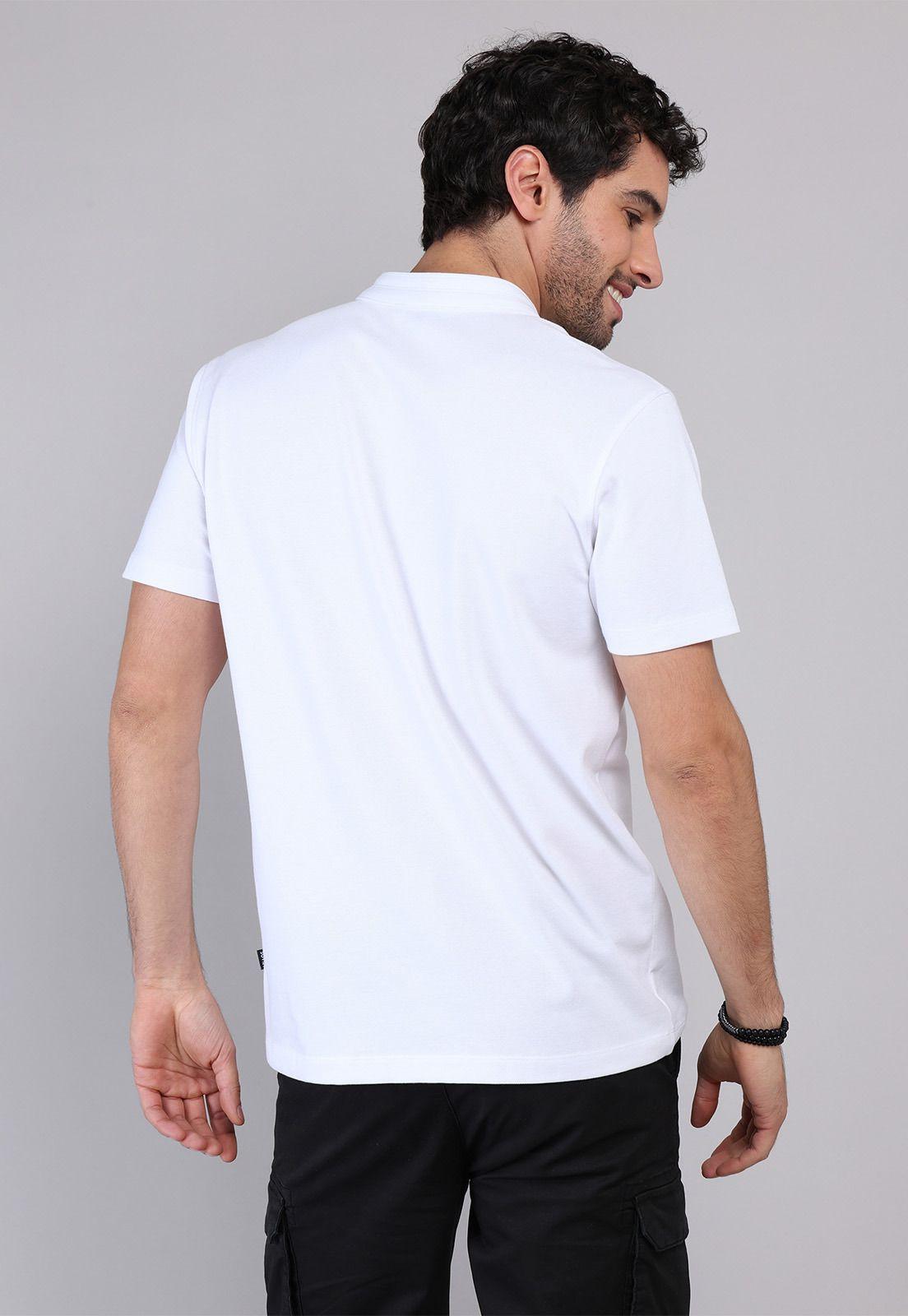 Polera Pique Cuello Mao Soviet SCVK045BL-1