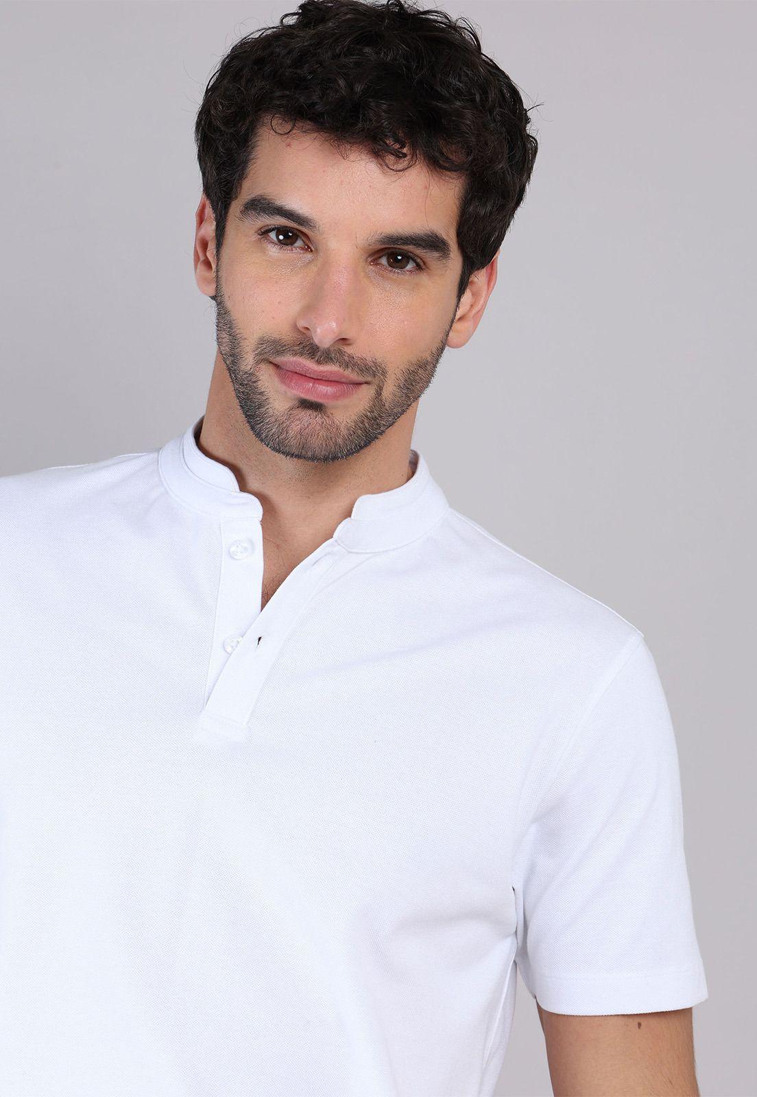 Polera Pique Cuello Mao Soviet SCVK045BL-2