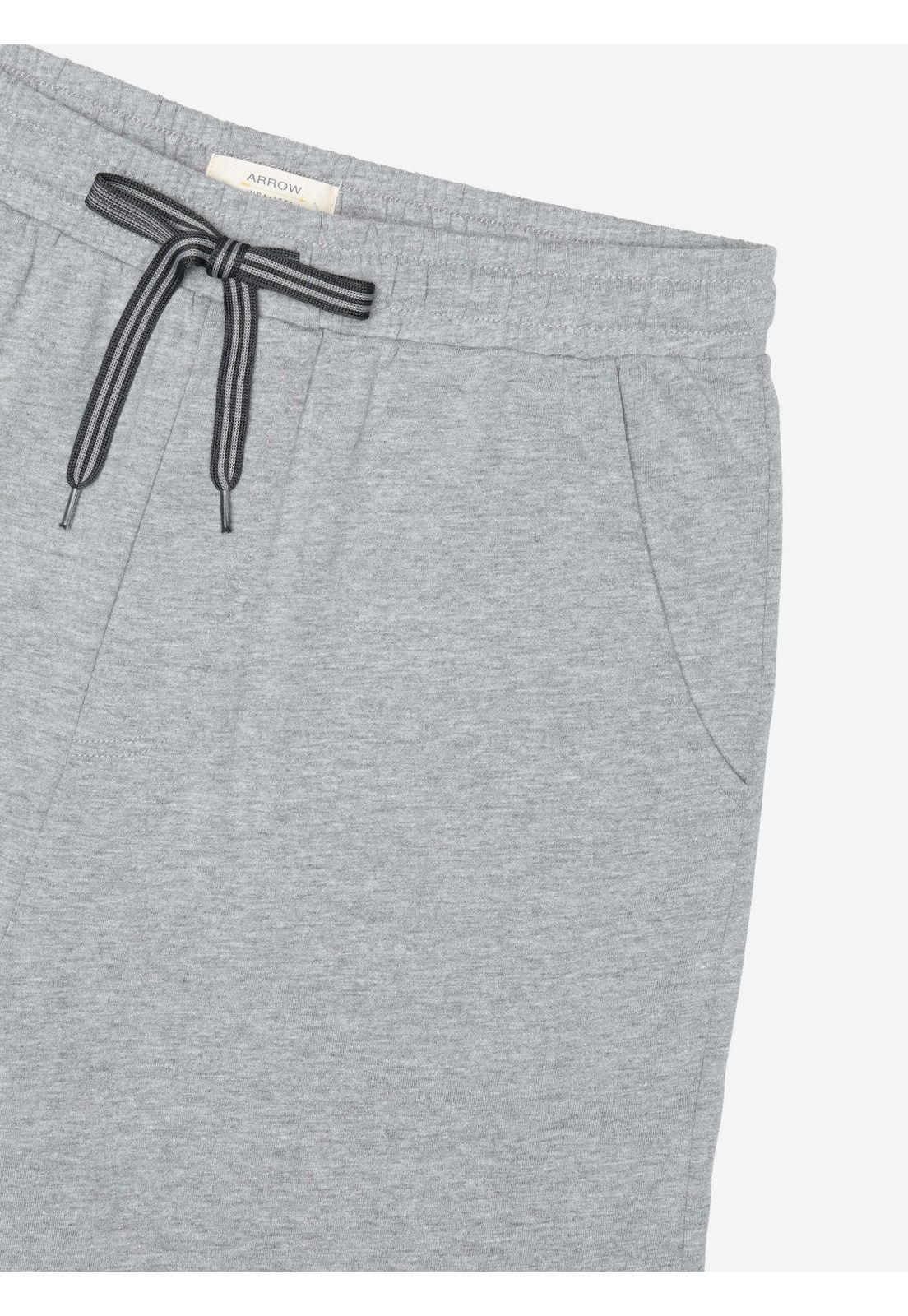 Pijama Corto Cuello Redondo Regular Fit Gris Arrow P1V3404GR-3