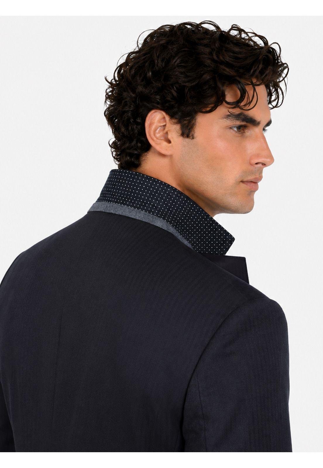 Traje Lana Texturado Tailored Fit Azul Marino Arrow AM3401NB-5