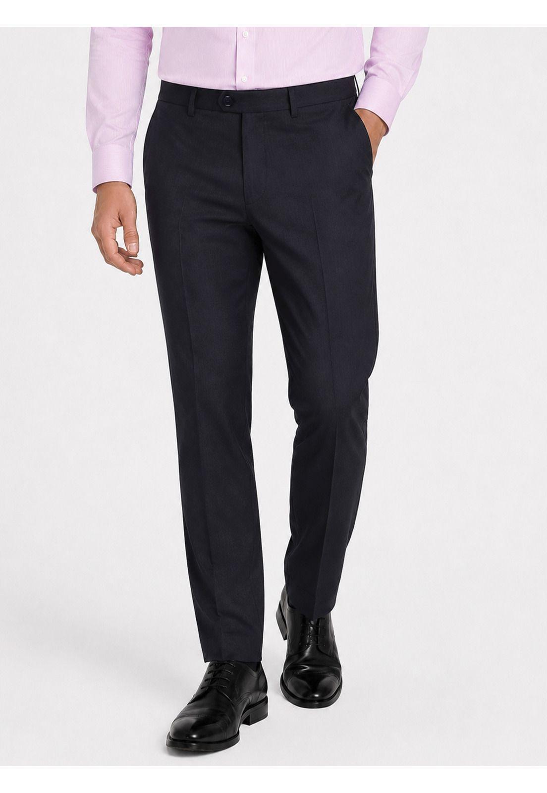 Traje Lana Texturado Tailored Fit Azul Marino Arrow AM3401NB-6