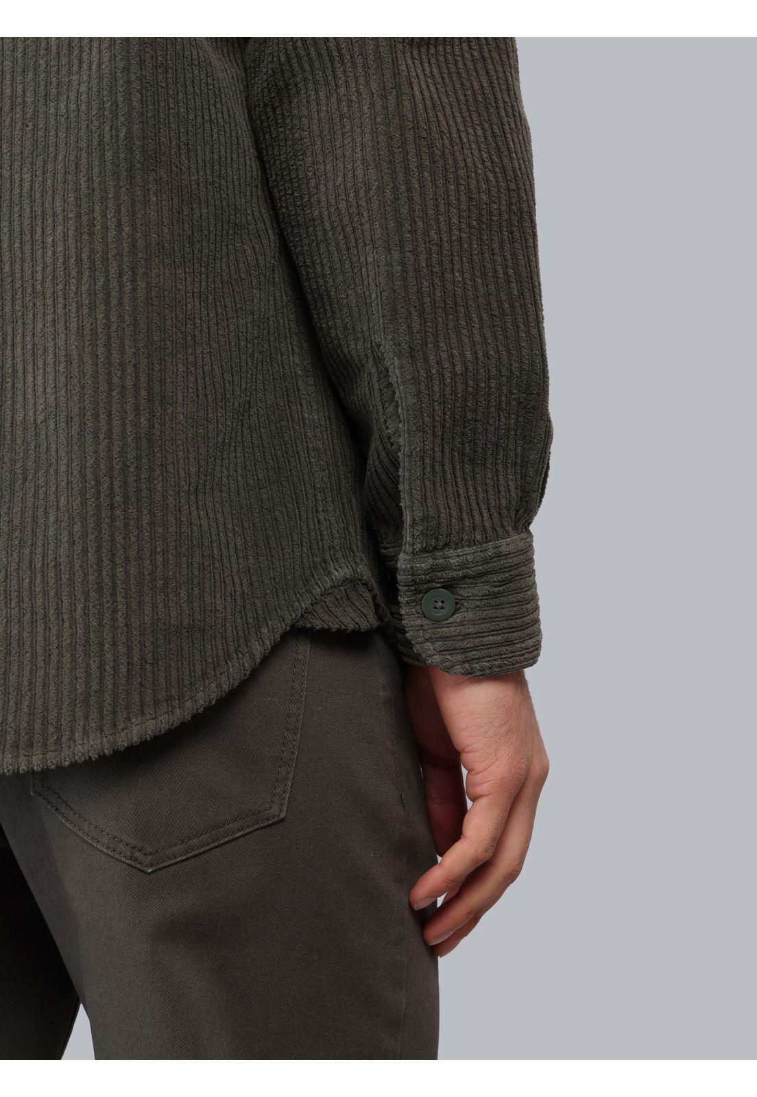 Overshirt Stone Wash Regular Fit Verde Piero Butti PBCIG32VE-4