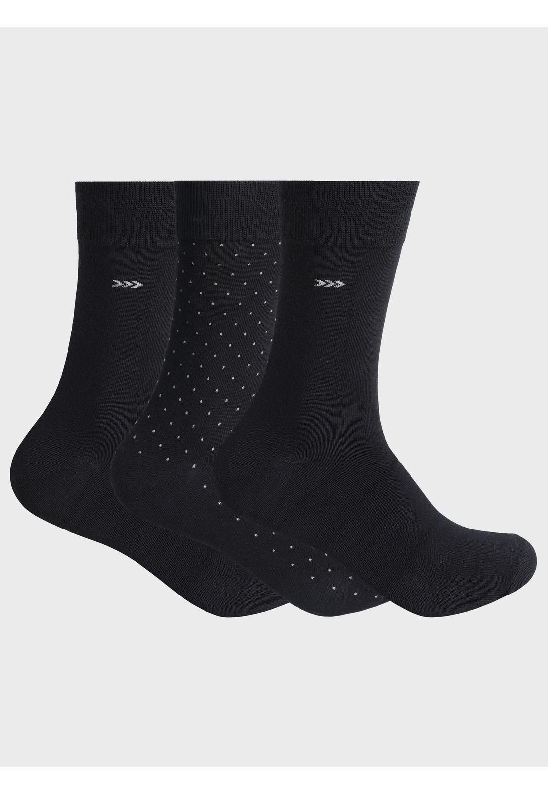 Calcetines Pack 3 Unidades Algodón Arrow CP32614NE-0