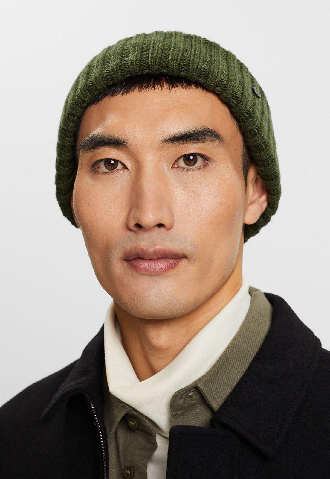 Gorro Con Diseño Acanalado Hombre Esprit-2