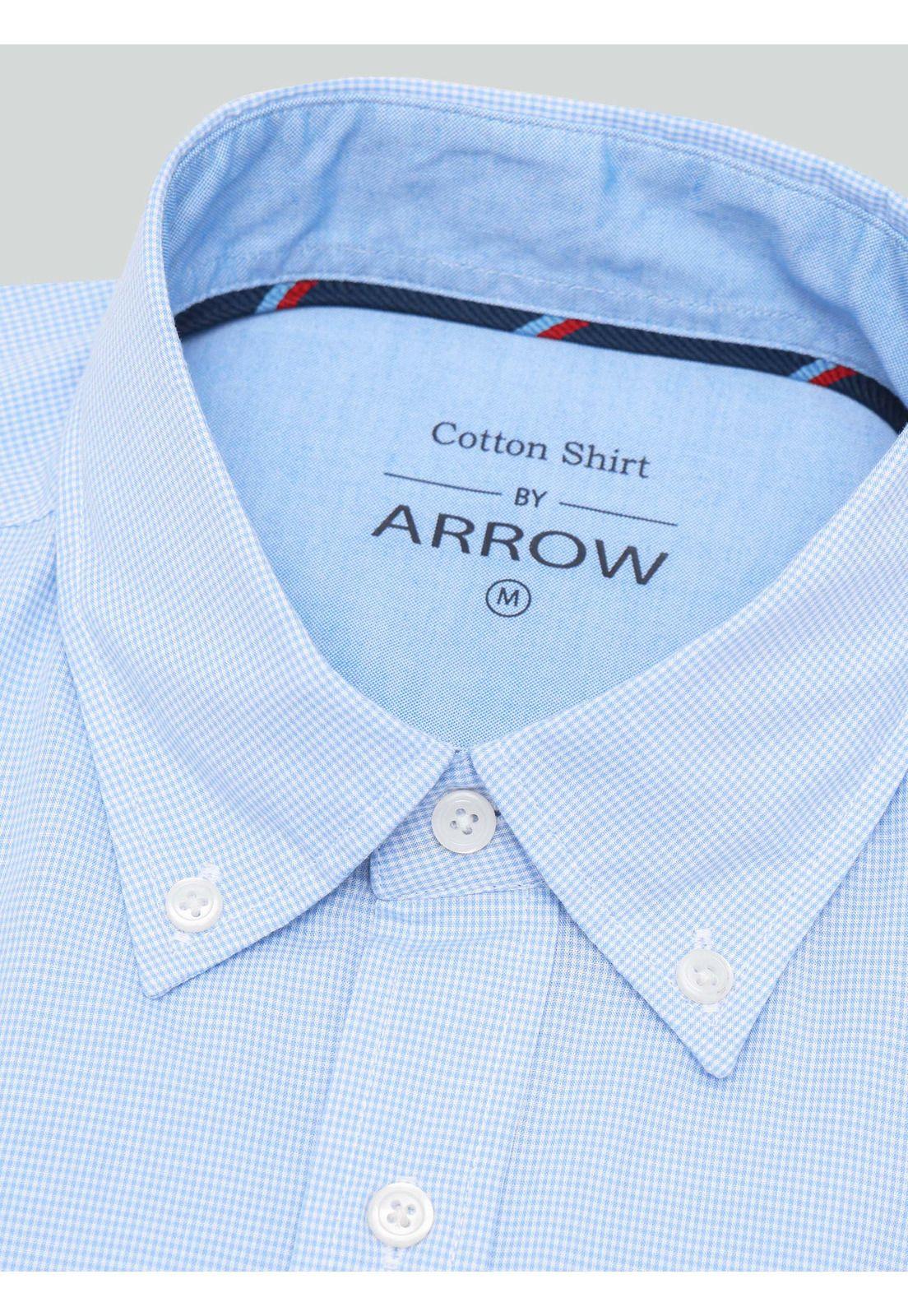 Camisa Fantasía Regular Fit Celeste Arrow CM33021CE-4