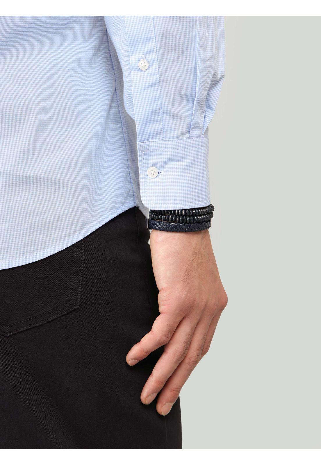 Camisa Fantasía Regular Fit Celeste Arrow CM33021CE-5