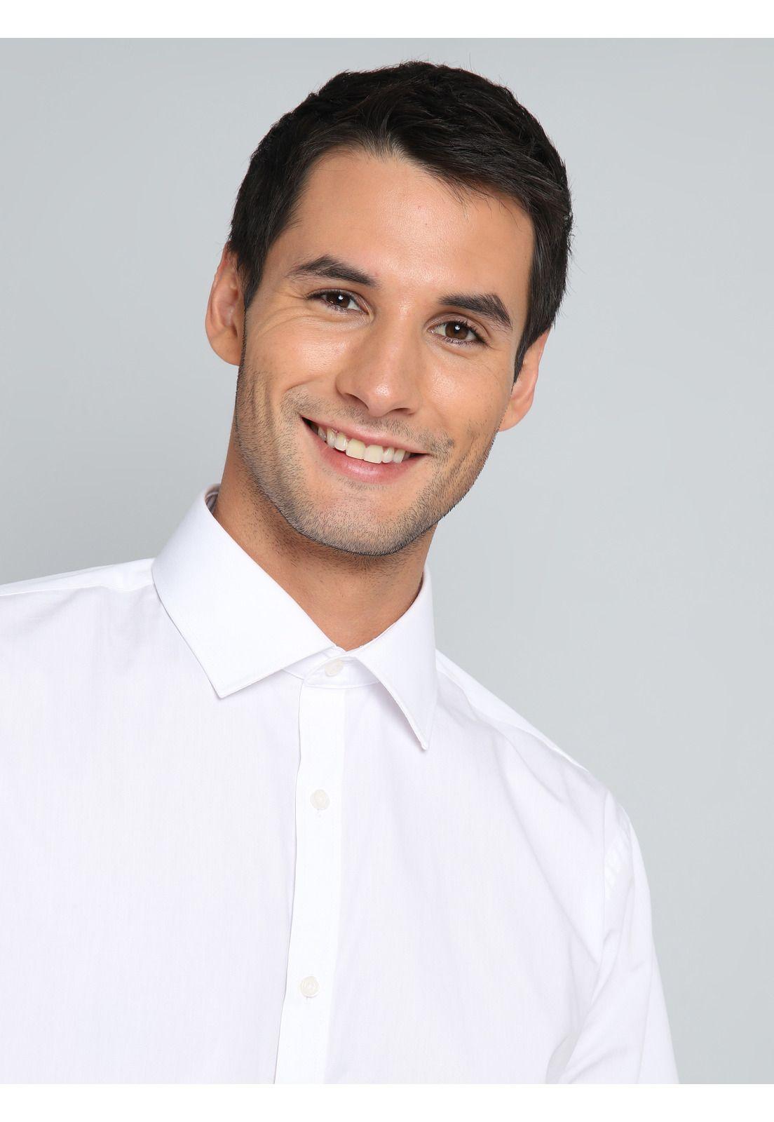 Camisa Hombre Arrow Formal Blanca Tailored Fit-4