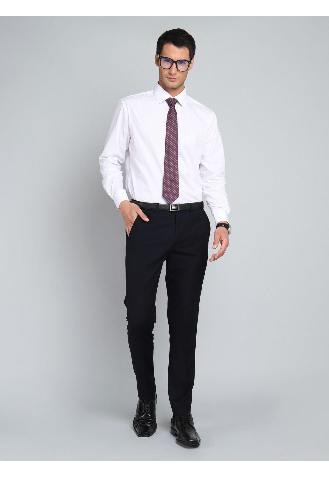 Camisa Hombre Arrow Formal Blanca Tailored Fit-4