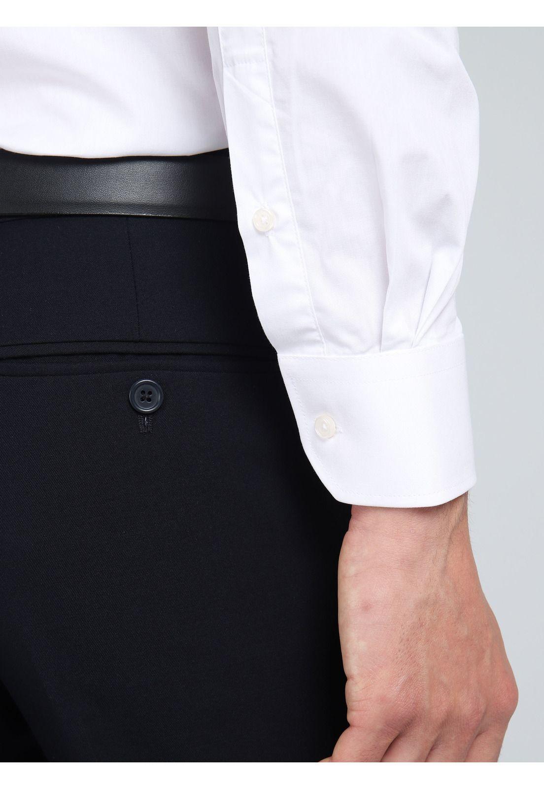 Camisa Hombre Arrow Formal Blanca Tailored Fit-5