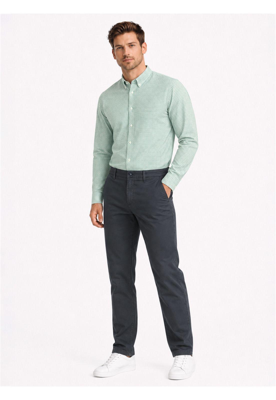 Pantalón Chino Spandex Regular Fit Azul Marino Arrow PA34080NB-3
