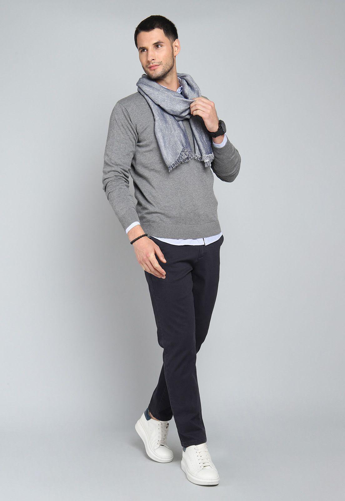 Sweater Cuello V Arrow SW31030GR-3