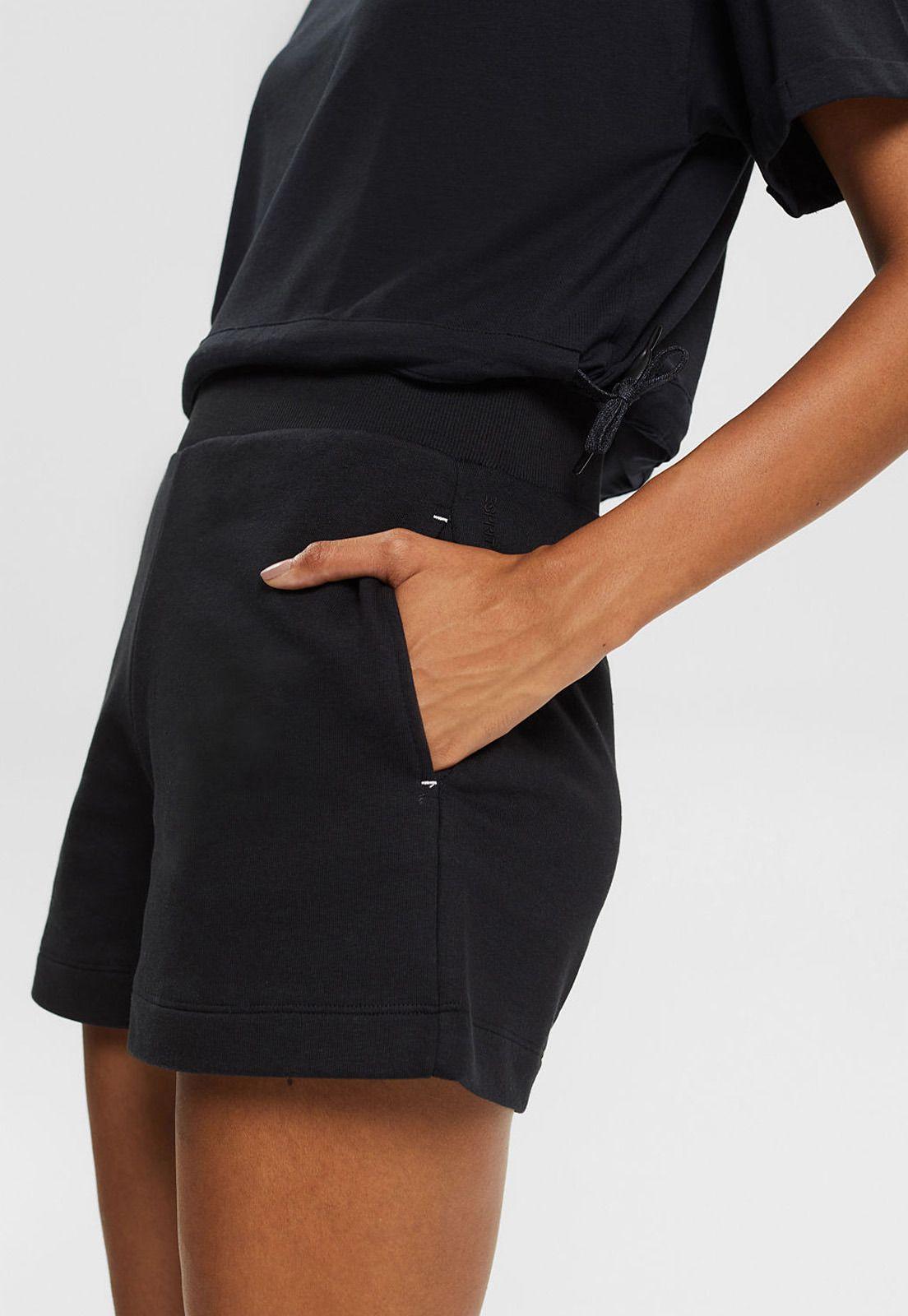 Short Deportivo De Felpa Con Cintura Ancha Mujer Esprit-2