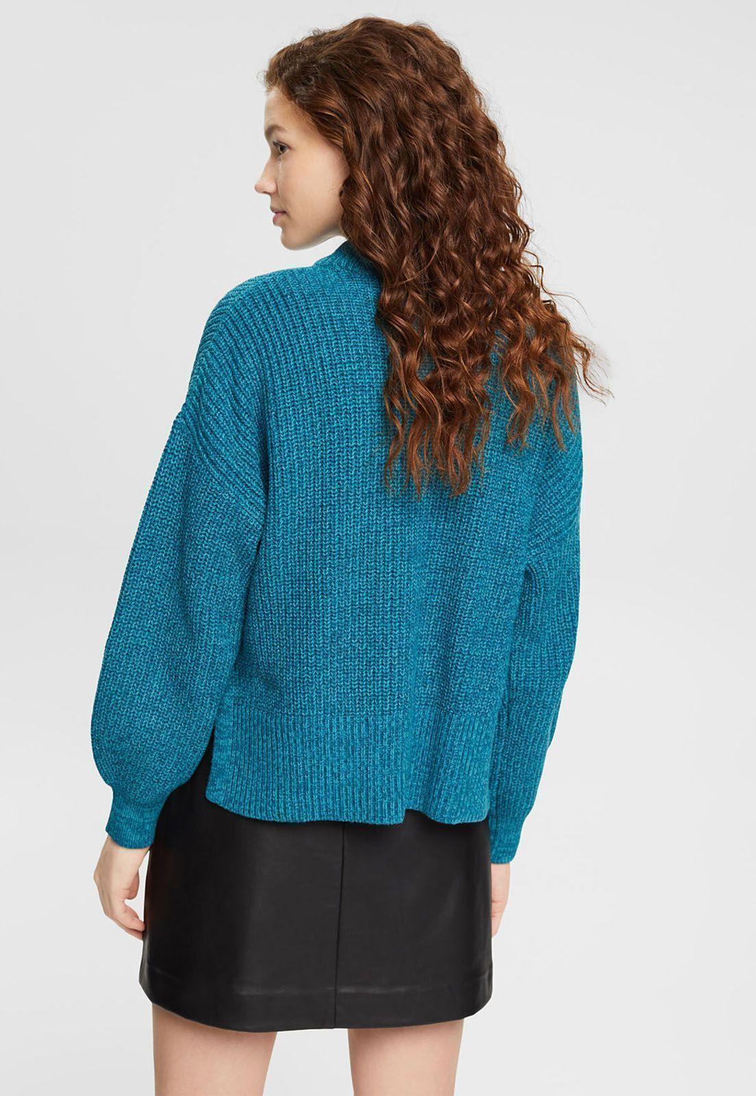 Sweaters De Punto Acanalado Mujer Esprit-1