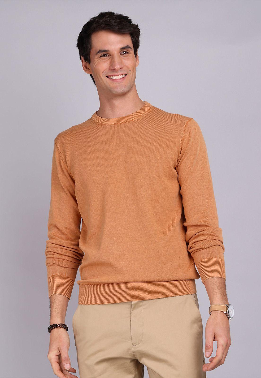 Sweater Stone Wash Cuello Redondo Arrow SW32033NA-0