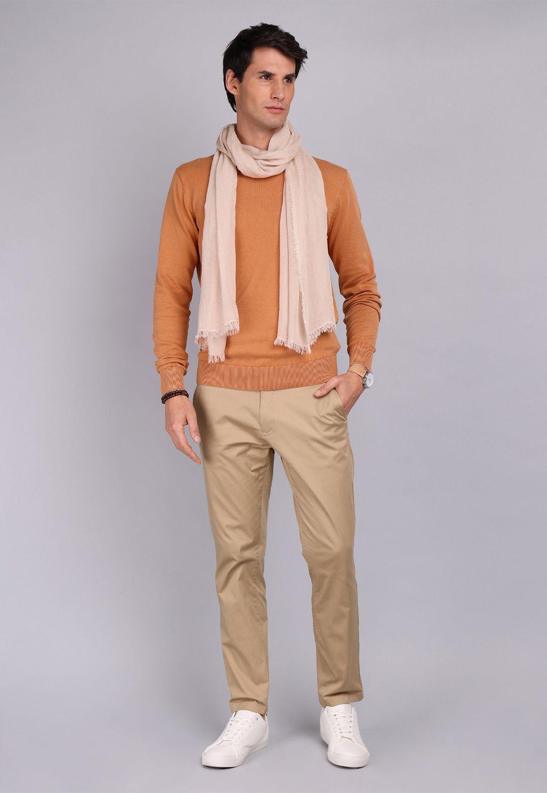 Sweater Stone Wash Cuello Redondo Arrow SW32033NA-3