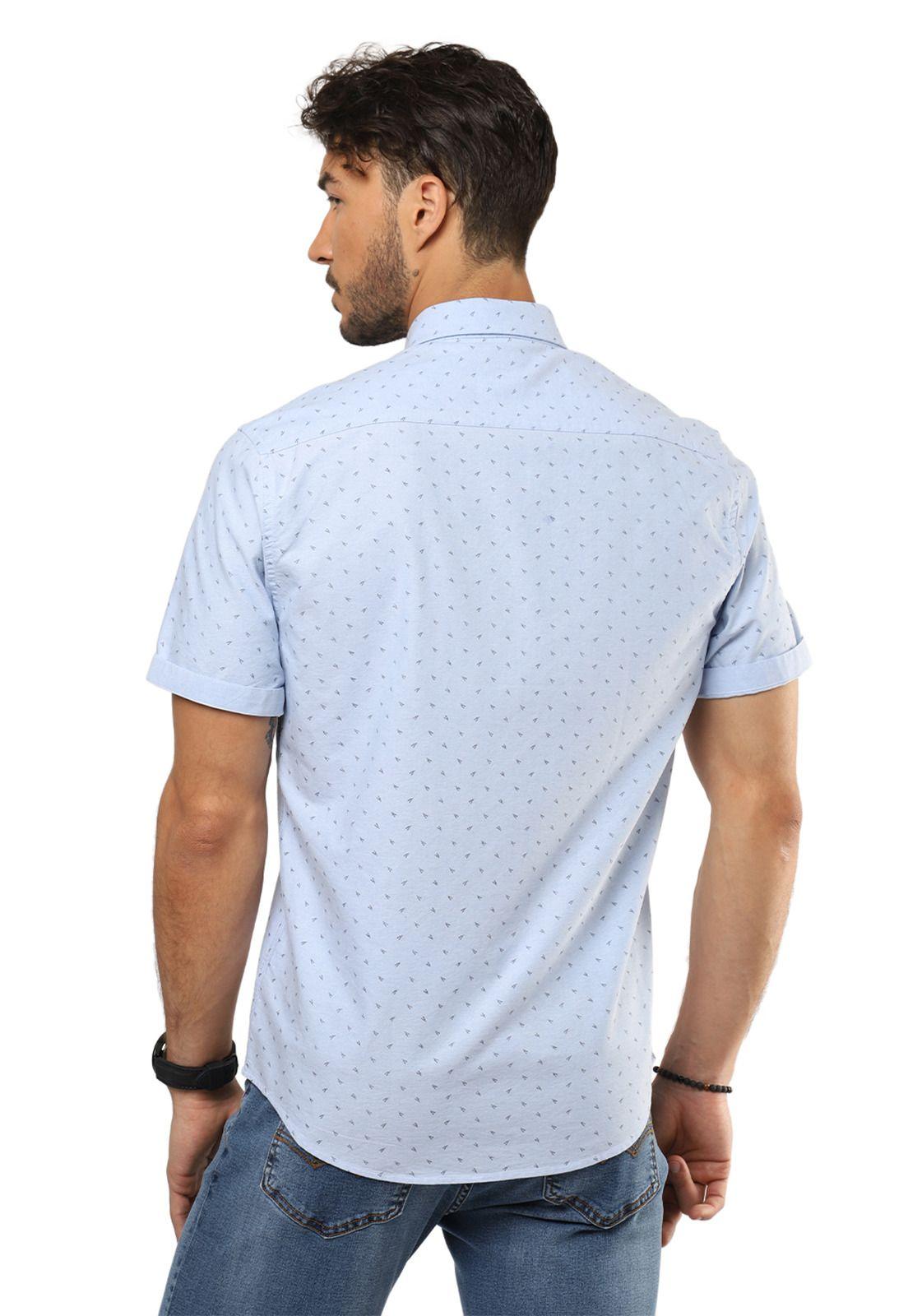 Camisa Casual Celeste-1