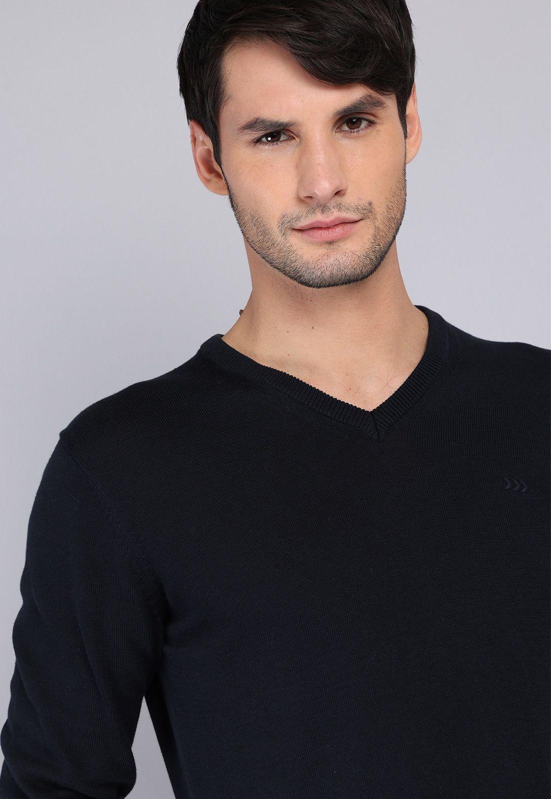 Sweater Liso Cuello V Arrow-2