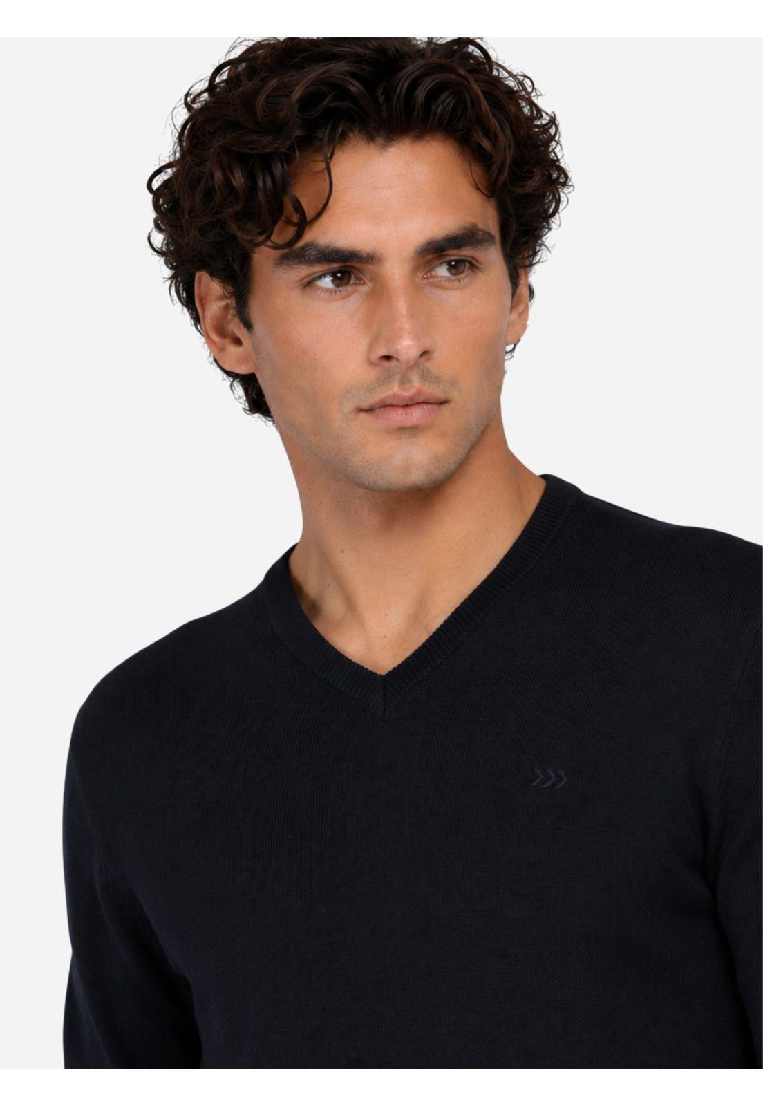 Sweater Liso Cuello V Arrow-2