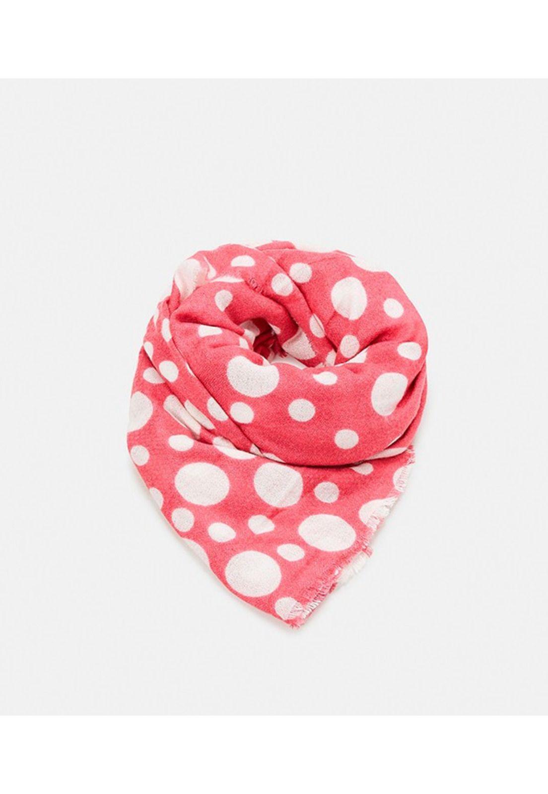 Bufanda oversize con lunares-2