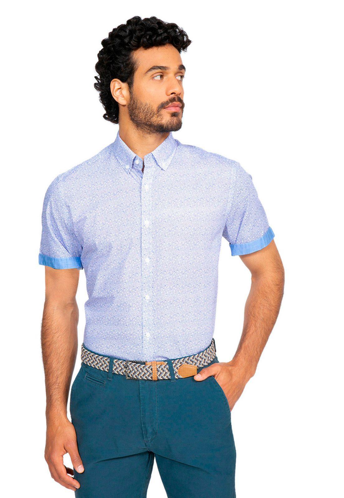 Camisa Manga Corta Blanco-0