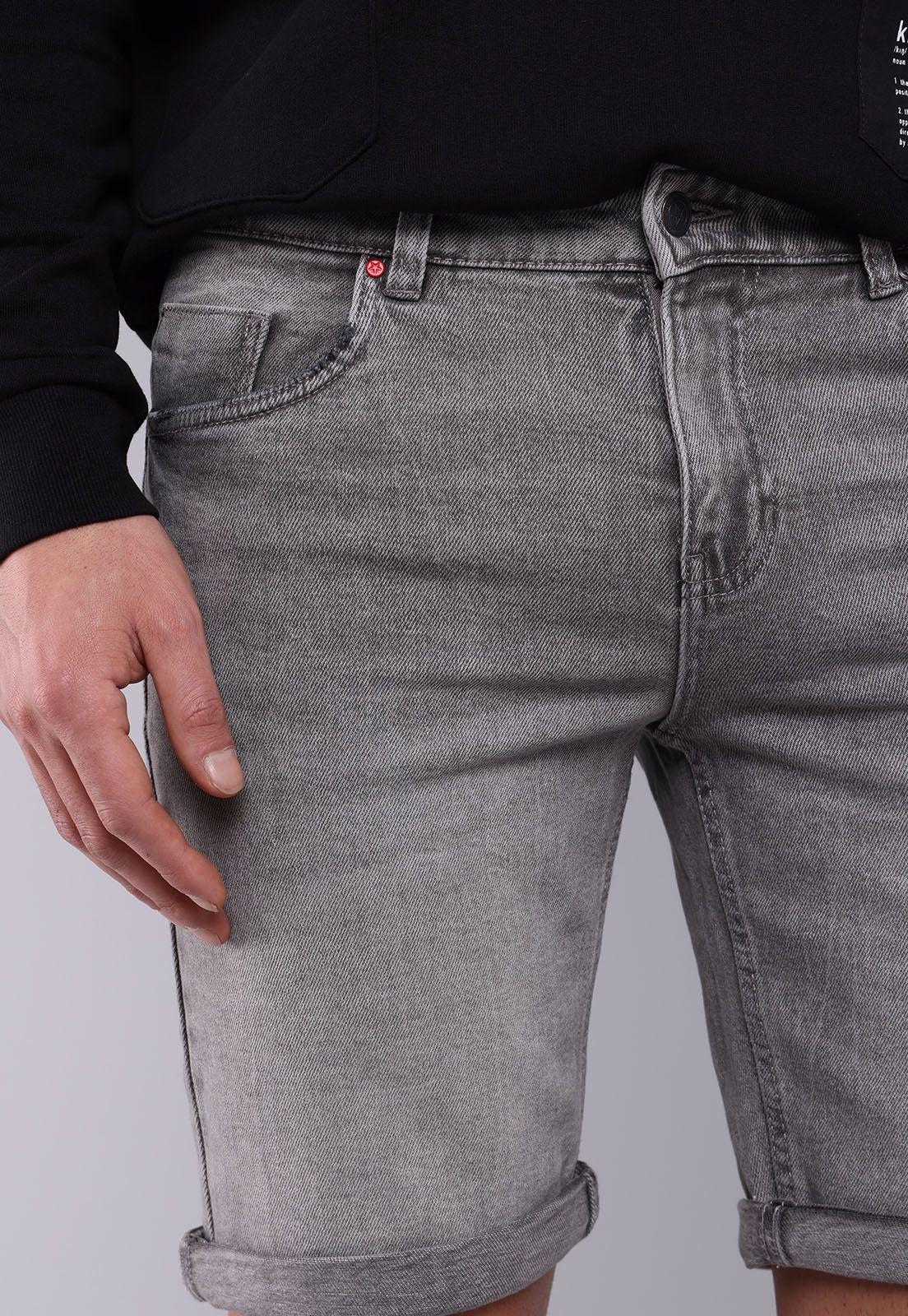 Bermuda Denim Slim Fit Soviet BVSHC90GR-2