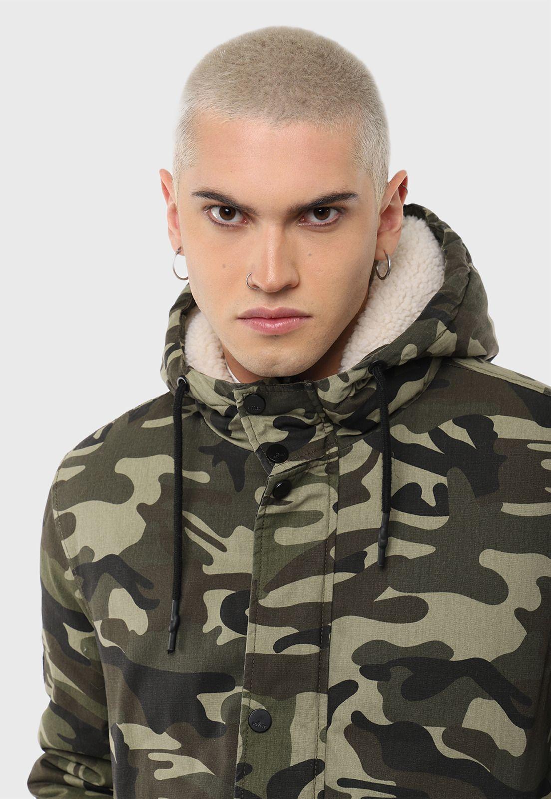 Chaqueta Larga Con Gorro Casual Soviet SVJK283VE-2