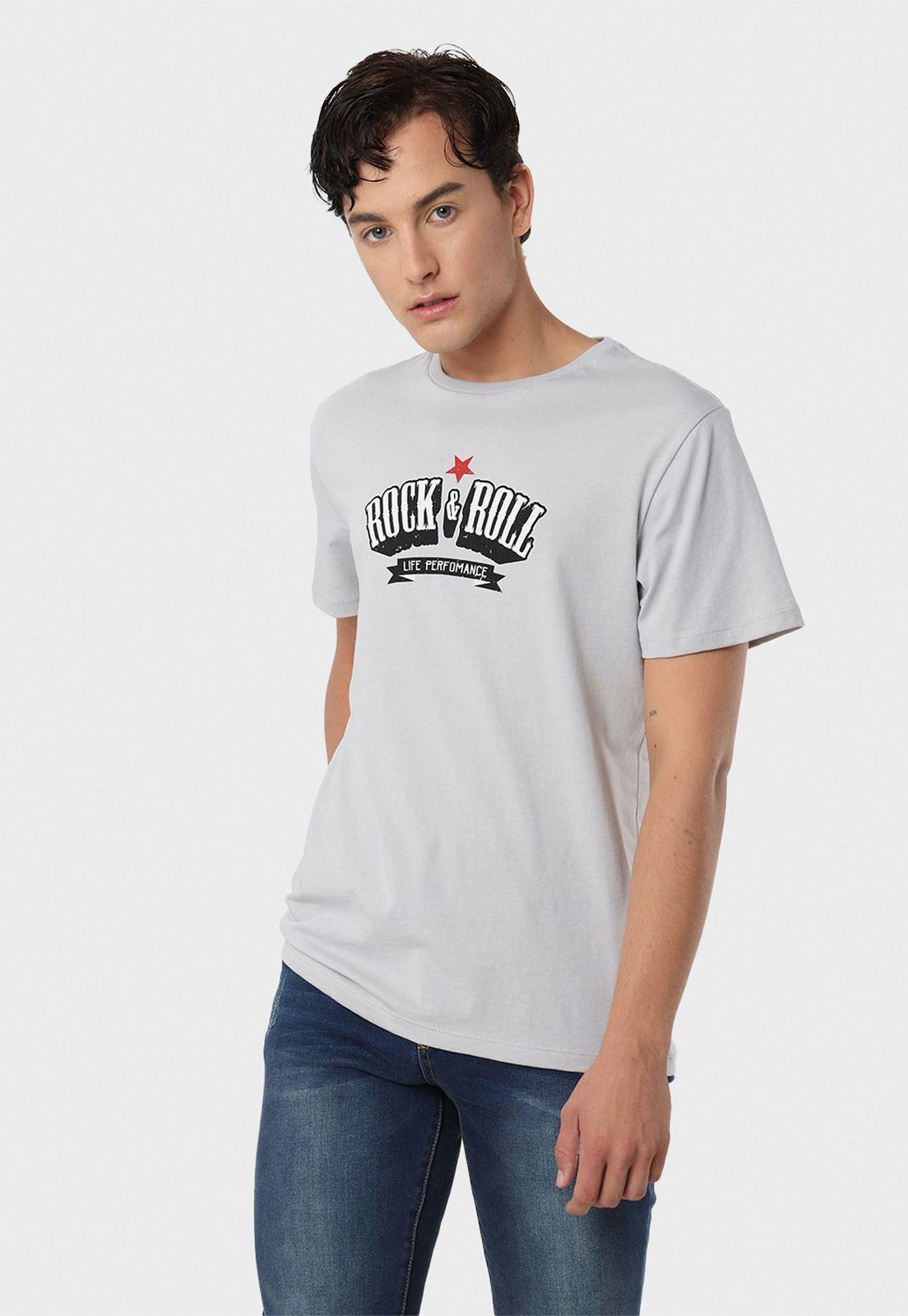 Polera Manga Corta Hombre Soviet SPO560WGR-0