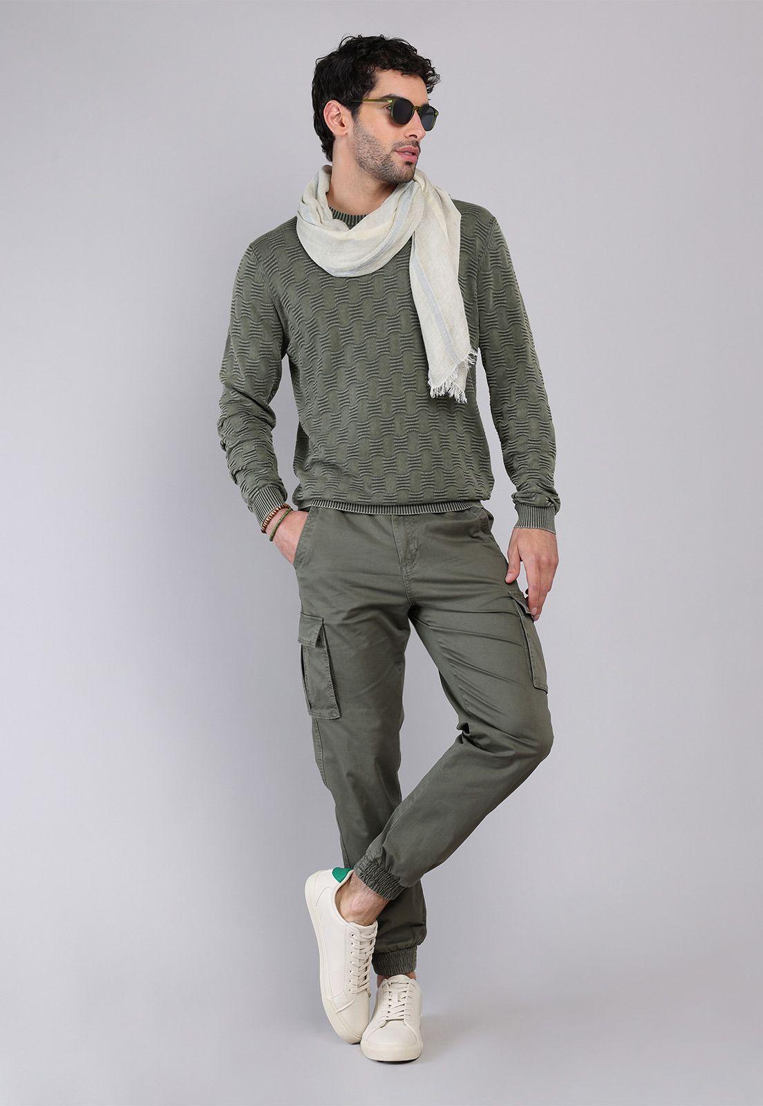 Sweater Texturado Stone Wash Soviet SCVI031OL-3