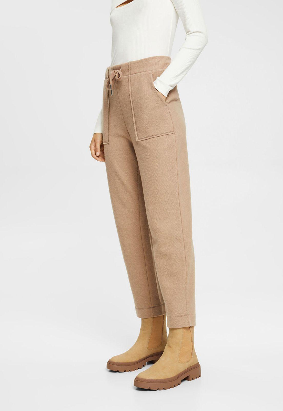 Pantalón De Estilo Jogger Mujer Esprit-0