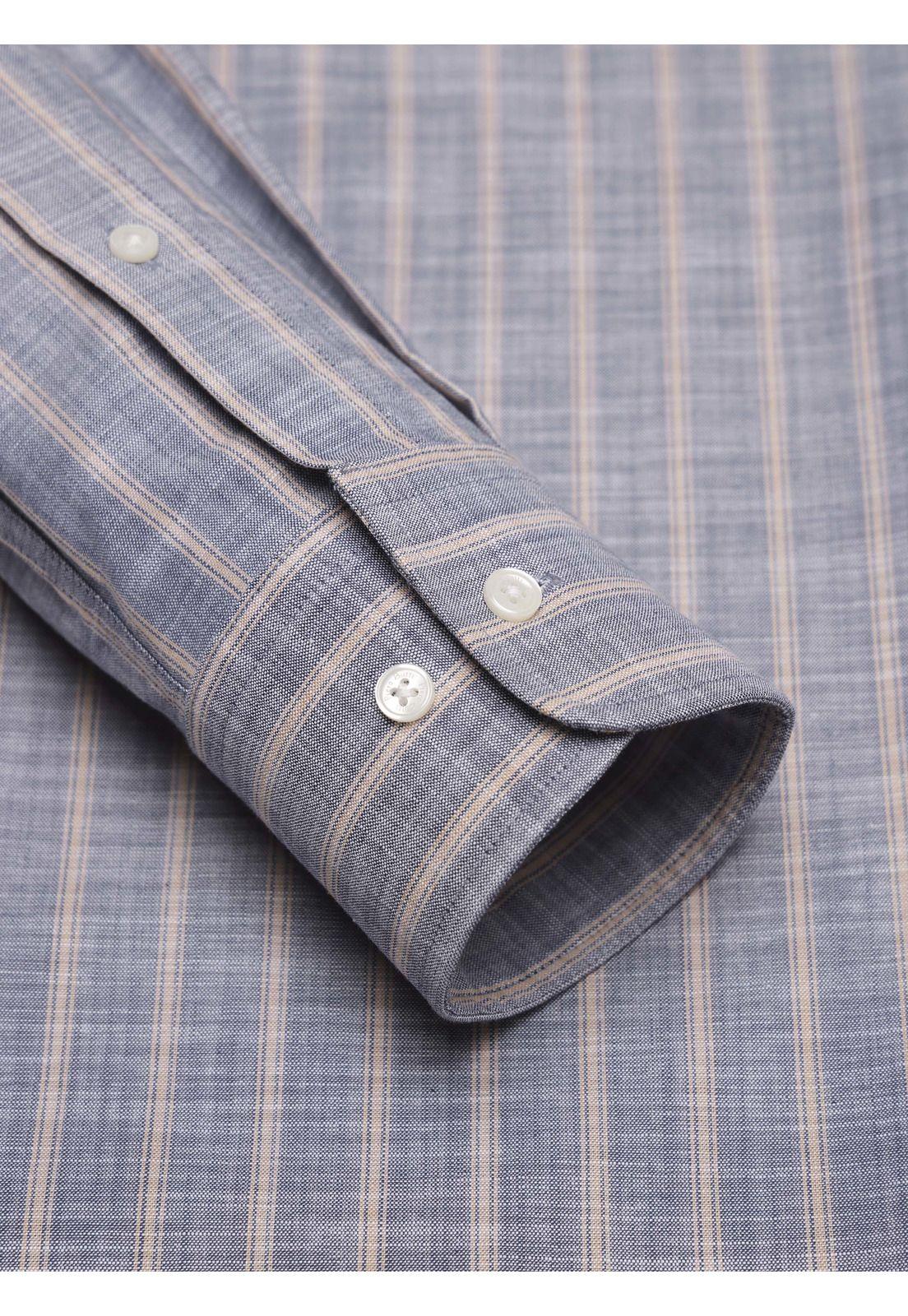 Camisa A Rayas Regular Fit Denim Piero Butti PBDVF12DE-5