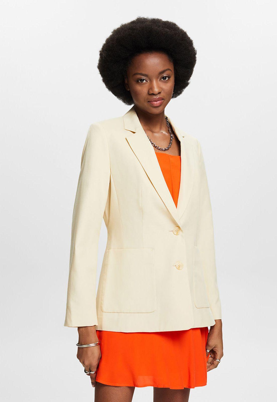 Blazer De Botonadura Simple Mujer Esprit 034EE1G303-2