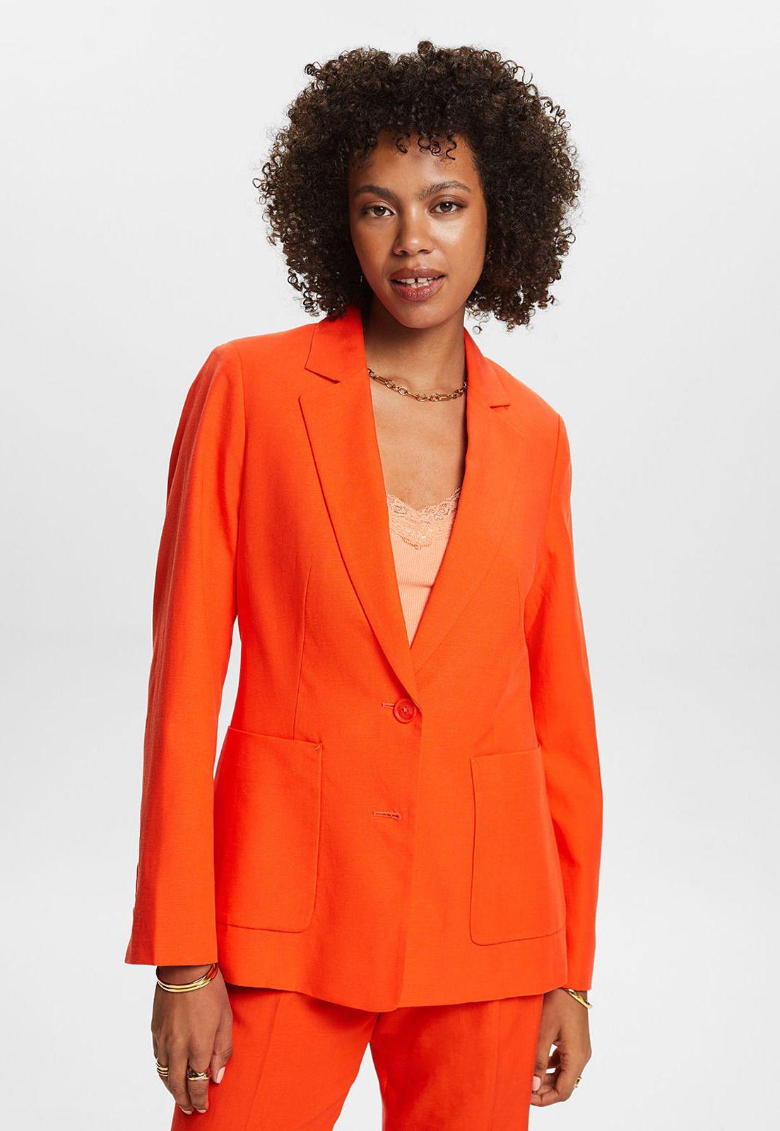 Blazer De Botonadura Simple Mujer Esprit 034EE1G303-0