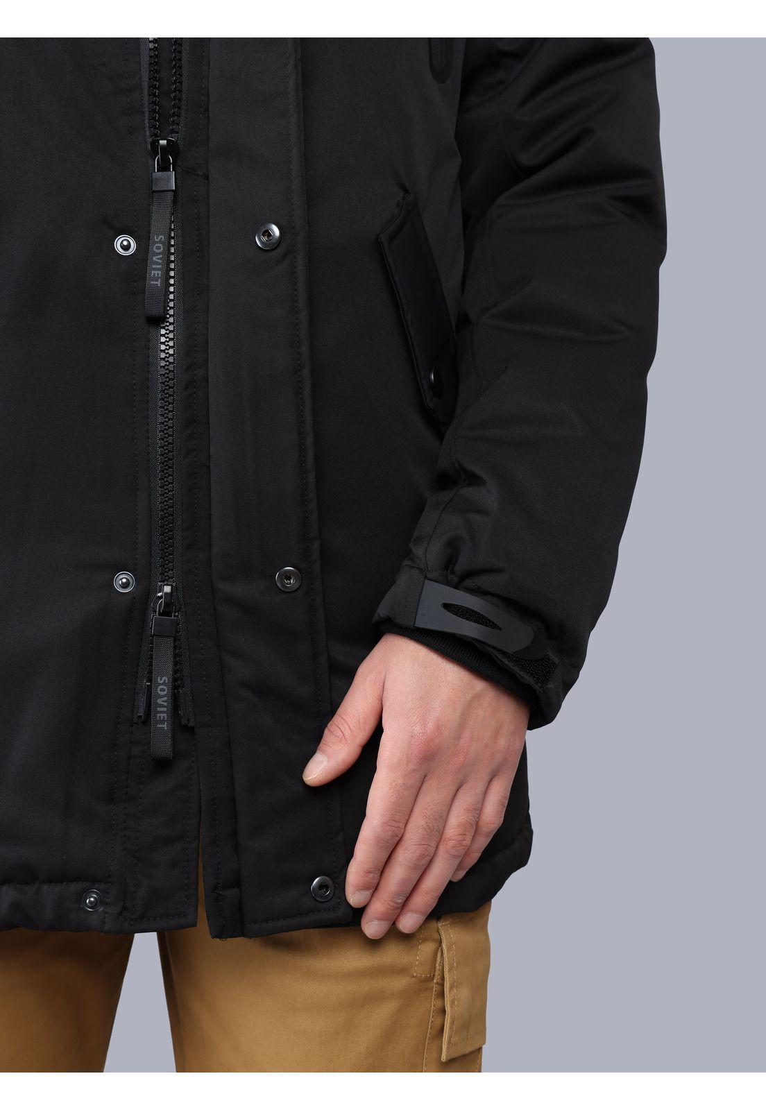 Chaqueta Acolchada Regular Fit Negro Soviet SCIG099NE-5