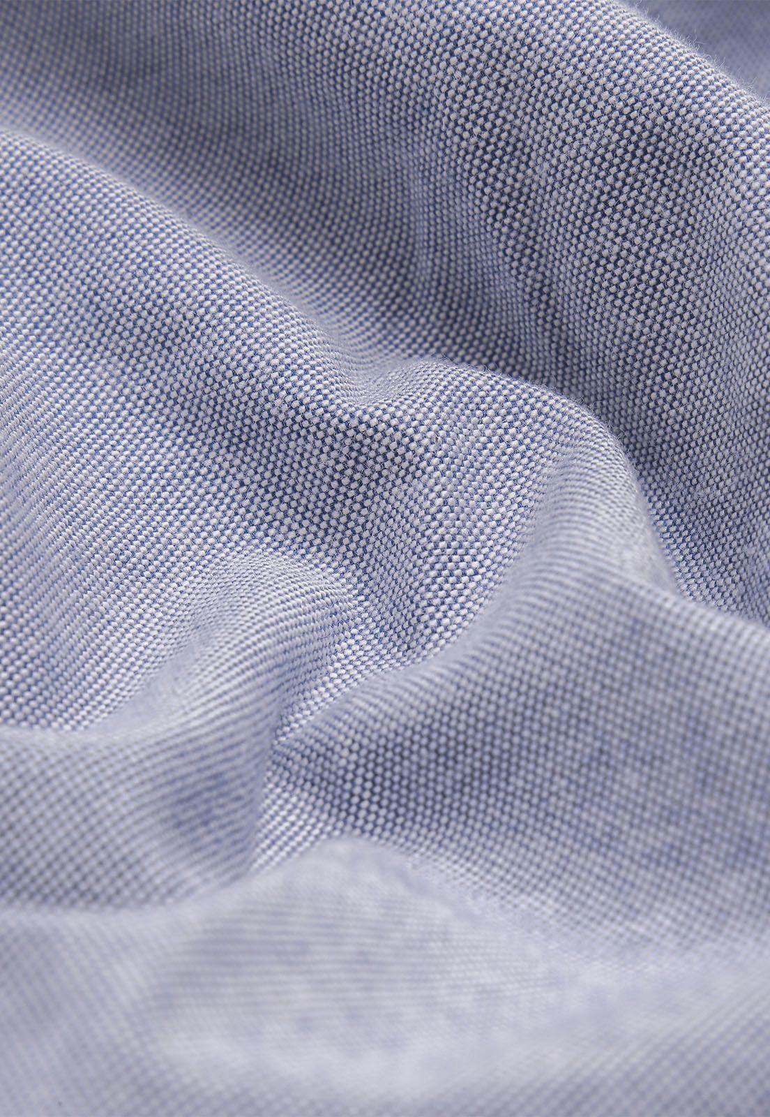 Camisa Hombre Arrow Oxford Spandex Elasticada Azul-6