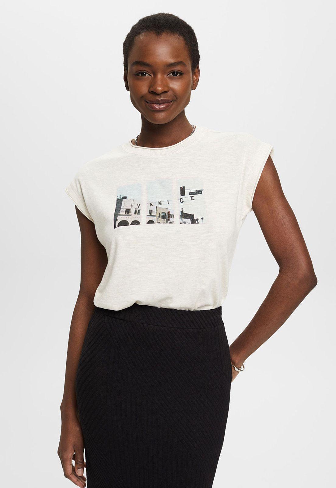 Polera Venice Cuello Redondo Mujer Esprit-0
