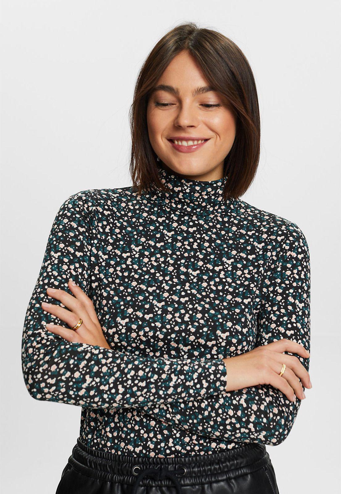 Polera De Cuello Alto Mujer Esprit 103CC1K302-0